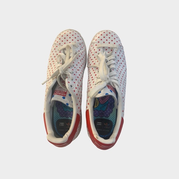 Adidas Stan Smith Leather Polka Dot Sneakers Shoes Pharrell Williams Size 8.5 - Picture 9 of 9